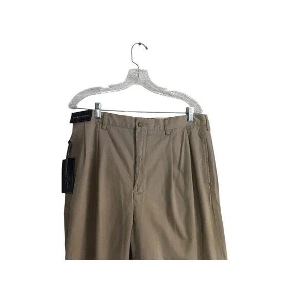 Polo Ralph Lauren Pants Men's Size 35 / 32 Beige Khaki 100% Cotton 35x32 New NWT